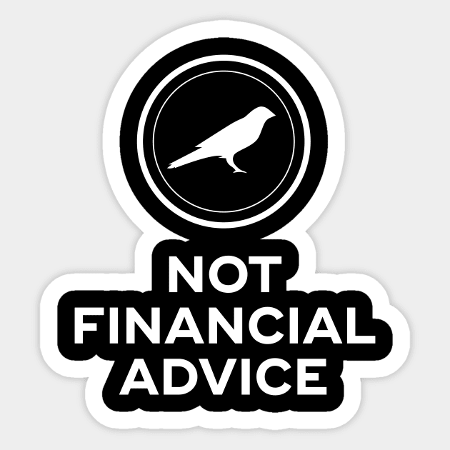 Kusama. Not Financial Advice. Sticker by rimau